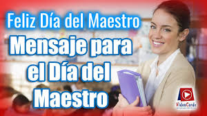 Muy bonito el mensaje cariños y felicitaciones también por ser educadores de emociones! Feliz Dia Del Maestro Felicitaciones Por El Dia Del Maestro Youtube