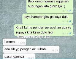 Contoh kata kata mutusin pacar. 10 Chat Wa Pacar Minta Putus Ini Bikin Senyum Nyesek Brilio Net Line Today