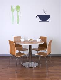 In today's post, we feature tables and chairs for the kitchen, from matching sets to eclectic blends of modern design elements. Bistro Style Lunchroom Table And Chairs 5 Piece Set