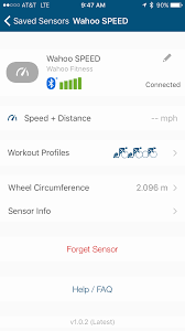 how do i set wheel circumference for my speed sensor with