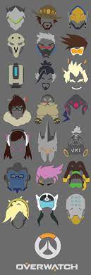 Overwatch All Heroes Icons By Flamehero6106 Overwatch Overwatch Decor Overwatch Birthday