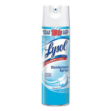 Lysol Brand Disinfectant Spray Crisp Linen Scent 19 Oz Aerosol Spray Kamo Manufacturing Co Inc