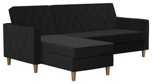 Dhp furniture offers futons of all kinds. Cosmoliving By Cosmopolitan Liberty Sectional Futon With Storage Midcentury Futons By Dorel Living