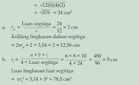Sebuah lingkaran dapat sobat buat dalam sebuah segitiga. Rumus Mencari Jari Jari Lingkaran Dalam Segitiga Dan Lingkaran Luar Segitiga Beserta Contoh Soalnya Berpendidikan Com