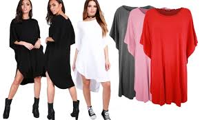 Nous vous recommandons d'accepter leur utilisation afin de profiter pleinement de votre navigation. Robe T Shirt Ample Et Asymetrique Groupon Shopping