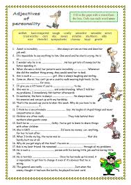 Adjectives Of Personality English Esl Worksheets For Distance Learning And Physical Classrooms Personality Adjectives English Adjectives Learn English