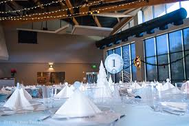 Diy Christmas Table Decor Blue Silver Winter Wonderland