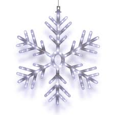 Once you have filled your jars with the borax solution, hang your snowflakes or icicles down inside the jar. Alpine Corporation 24 In Tall Hanging Snowflake With Led Lights Cad110wt The Home Depot