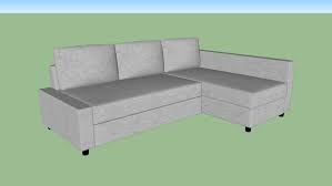 Seat cushions filled with high resilience foam and polyester fiber wadding provides great seating comfort. Ikea Friheten Pull Out Sofa 3d Warehouse