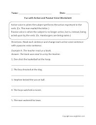 Converting exclamatory sentences to reported speech replete with exclamatory sentences, this 8th grade english worksheet pdf gets learners to rewrite the sentence replacing the verb with words like exclaimed with joy or sorrow, regretted, etc. Englishlinx Com Active And Passive Voice Worksheets