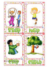 Action Verb Flashcards Action Verbs Flashcards Verb