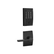 Rotate knob/lever to open door. Schlage Fbe489wbcenlatcen622 Encode Century Wifi Build Com