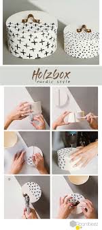 Diy Holzbox Im Nordic Style Selbst Machen Aufbewahrungsbox Box Und Diy Deko Selber Machen