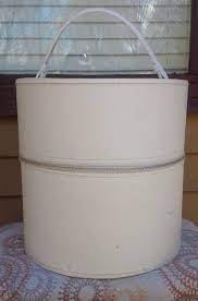 1960 S Large White Vinyl Wig Box Wig Box Round Wig Box Etsy Vintage Hat Boxes White Vinyl Large White