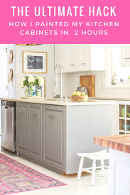 I have the ultimate hack to initially, we hired someone to paint all of the kitchen cabinets. Fastest Way To Paint Kitchen Cabinets The Ultimate Hack