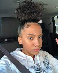 Messy bun tutorial step 4: 4 240 Likes 62 Comments The Model Baby Mijajade On Instagram Same Face All The Time Wlyg Slick Hairstyles Curly Weave Hairstyles Hair Styles