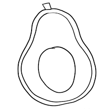 You can print or color them online at getdrawings.com for absolutely free. Half Of Avocado 1 Coloring Page Free Printable Coloring Pages For Kids