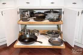 How To Fix A Sagging Door Slide Out Shelves Kitchen Organization Diy Diy Pull Out Shelves