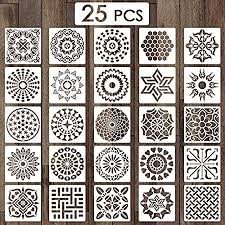 stencil mini deco background 069 tile