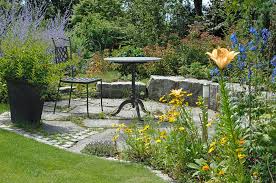 ― we're sitting in the garden.· garden (outdoor area containing one or more types of plants, usually plants grown for food or ornamental purposes)· orchard (garden or an area of land for the cultivation of fruit or nut trees) Sitzplatze Im Garten Hans Ball Gartenbau Ag Baretswil