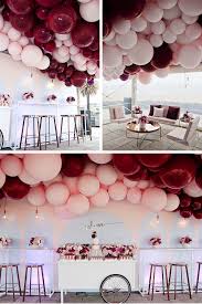 un plafond de ballons original plafondballons mariageoriginal ideesmariage un plafond de ballons rose gold party decor ballon backdrop rose gold balloons