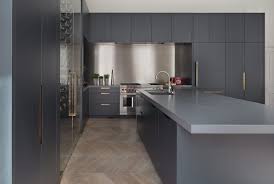 Light grey kitchen with oak worktops expressvpn apk. Contemporary Roundhouse Kitchen Hand Painted In A Dark Matt Lacquer And Cleverly Paired Wi Grey Kitchen Furniture Open Plan Kitchen Living Room Kitchen Design