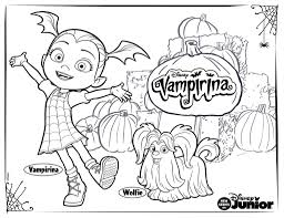 Gregoria and bridget colouring page. Vampirina Coloring Pages For Your Little One Disney Family