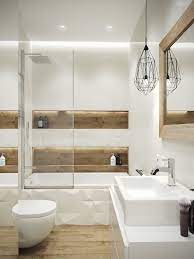 Découvrez nos conseils de pro pour la rendre agréable et fonctionnelle ! Petite Salle De Bain Moderne Bois Blanc Bain Moderne Bathroom Amenagement Salle De Bain Salle De Bains Moderne Idee Salle De Bain