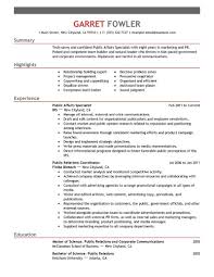 government & military resume examples