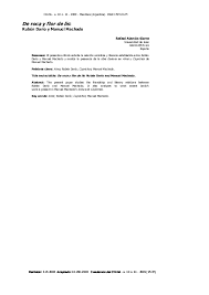 Lenita este poema es muy significativo para mi, visto que mi padre era de andalucía, y yo me siento como si también fuera una andaluza. Pdf De Roca Y Flor De Lis Ruben Dario Y Manuel Machado Rafael Alarcon Sierra Academia Edu