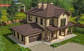 проекты домов с гаражом на 2 машины и сауной Gotovyj Proekt 2 Etazhnogo Doma S Garazhom Na 2 Mashinomesta Ploshadyu 244m2 V Krasnodare Dvuhetazhnye Doma Proekty Domov 2 Etazhnye Doma