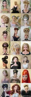 Barbie Hairstyles Barbie Hairstyle Doll Hair Barbie Diy