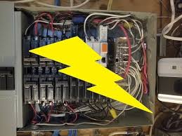Electrical wiring is an electrical installation of cabling and associated devices such as switches, distribution boards, sockets, and light fittings in a structure. A Modern Circuit Breaker Panel With Old And New Wiring Youtube