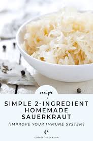 Easy Sauerkraut Recipe Just 2 Ingredients Elizabeth Rider