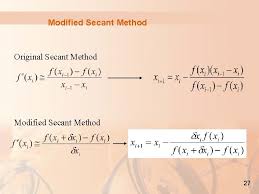 This is a simple trigonometric secant calculator to calculate the sec value in degrees or radians. 4 Numerical Methods Root Finding Secant Method Modified