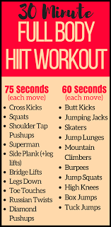 home hiit workout