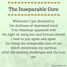 Poem Inseparable Core Spiritual Poem Dedicated To Mahayoga Sadhna Spiritual Poems Poems Core I