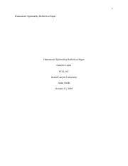 Writing reflection paper is the easiest assignment you will ever meet during the course; Lopez G Humanistic Spirituality Reflection Paper Docx 1 Humanistic Spirituality Reflection Paper Humanistic Spirituality Reflection Paper Genesis Course Hero