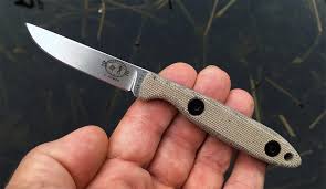 Bird And Trout Knife Design This Little Bird And Trout Style Knife Was Designed By Cody Rowen Of Rowen Manufacturing Camp Lore Cr2 5 Specs Overall Length Knife Leather Sheath Neck Knife