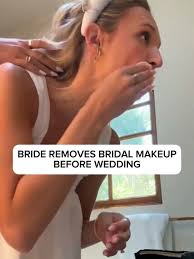 La mariée se démaquille en live : une polémique captivante