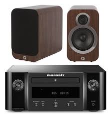Marantz Mcr412 Melody Receiver Inc Q Acoustics 3020i Bookshelf Speakers In 2020 Bookshelf Speakers Marantz Speaker