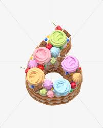 Birthday cake for girls cartoon cake. 6 From Cake With Meringues Cherries On Yellow Images Creative Fonts