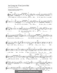 L Is For The Way You Look At Me Chords As Long As You Love Me Backstreet Boys By Max Martin On Musicaneo Backstreet Boys Backstreet Boys Lyrics Backstreet Boys Songs