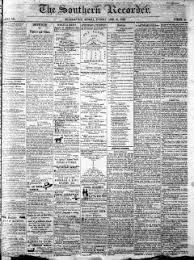 Southern recorder. (Milledgeville, Ga.) 1820-1872, April 10, 1860, Image 1  « Georgia Historic Newspapers