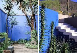 Peinture murale pour exterieur bleu majorelle : J Mur Terrasse Bleu L Accessoire Du Rangement Blog Sur L Organisation Mais Pas Seulement Mur Exterieur Terrasse Exterieur