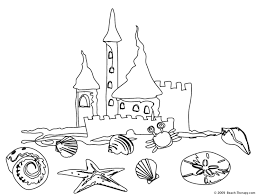 We may earn commission on some of the items you choose to buy. Online Coloring Pages Shells Coloring Page Sand Castle And Seashells Summer Beach