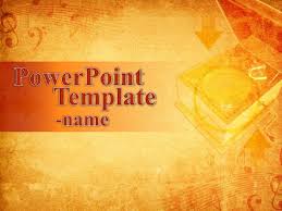 Music Classic Ppt Template