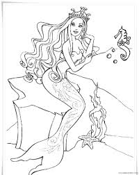 4 sizes of blank easter egg shapes to print and color. Mermaid Queen Coloring Pages Coloring4free Coloring4free Com