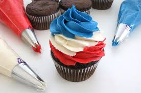 Patriotic Swirl Cupcakes Recipe Swirl Cupcakes Chocolate Cake Mixes Cupcake Cakes
