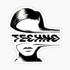 Lustige rave sprüche und stylische designs. Sticker Techno Redbubble